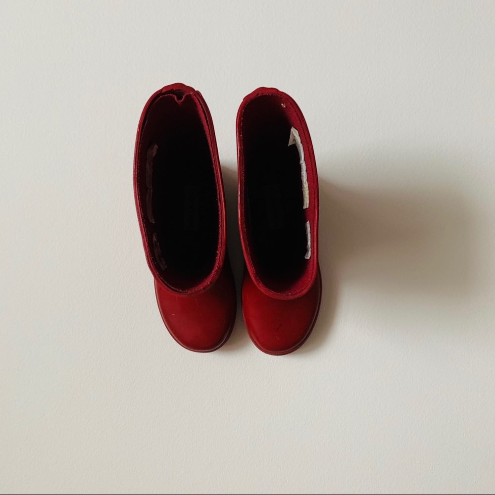 Red Hunter Boots